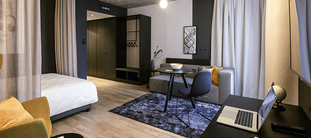 131 weitere Apartments für Adina in Wien – mit wenig Re-Design und weniger Adina-Services als bislang. © Adina Hotels