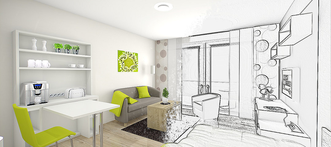 Neuer Apartmentgrundriss für Wetzlar © Adapt Apartments