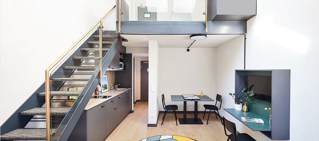 Neue Raumschnitte, Farben, Küchen als Herzstücke – unter diesem Motto haben die Living Hotels ihre großen Einheiten renoviert. © Living Hotels