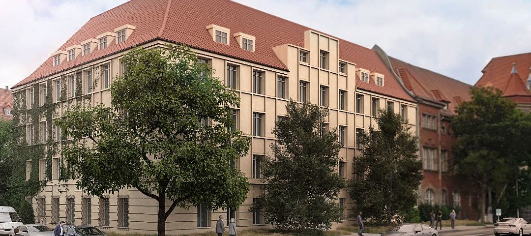 Früher Hallenser Reichsbahnamt, demnächst 53 Serviced Apartments – Limehome setzt weiter auf Konversionen als eine Wachstumssäule. © Toam Architecture