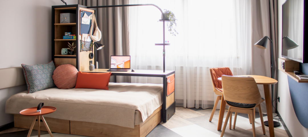 Mit dem Konzept Cabinet erweitert Stay Kooook sein Apartmentangebot um ein Workation-Studio. © SV Hotel