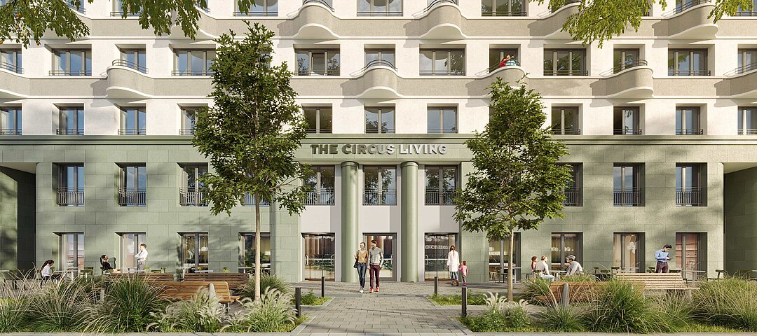 Von 22 Apartments zu über 200: The Circus wächst in diesem Jahr deutlich im Serviced-Apartment-Bereich. © Visualisierung_staub-berlin