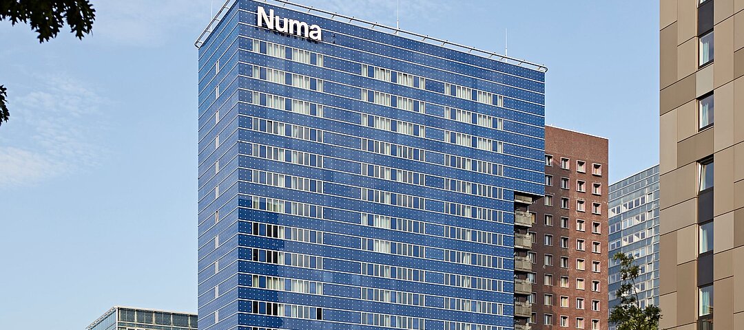 Das neue Numa befindet sich in einem Hochhaus in Hamburg.