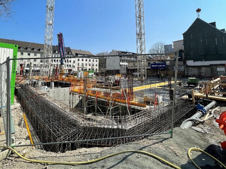 Blick auf die Baustelle ©  Adapt Apartments Berlin