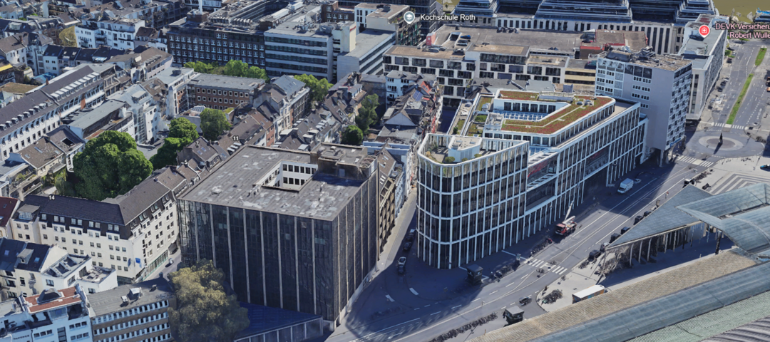 Luftbild des Projektes