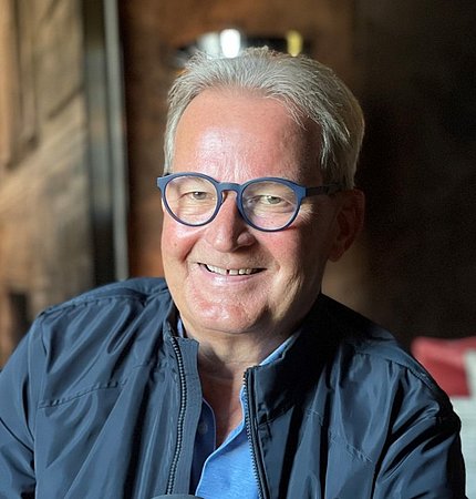 Harald Ultsch während der Podcast-Aufnahme im Hotel De Rome, Berlin. © Anett Gregorius