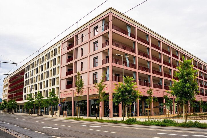 Das Habyt Graz ist Teil eines Neubaukomplexes im Smart-City-Quartier der Stadt. © Habyt