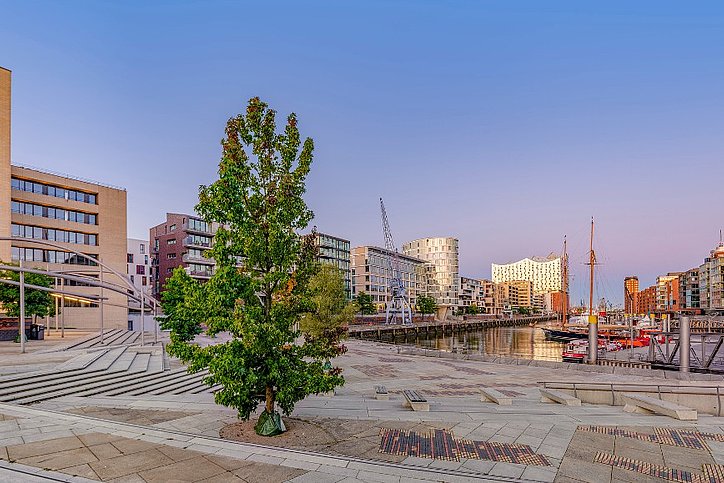 Ansicht von Hamburg © HAFENCITYSTUDIOS