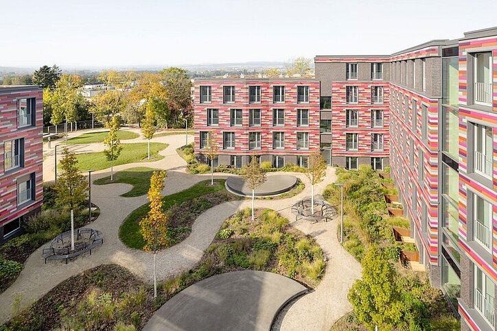 Außenansicht Wohnheim Studierendenwerk Gießen