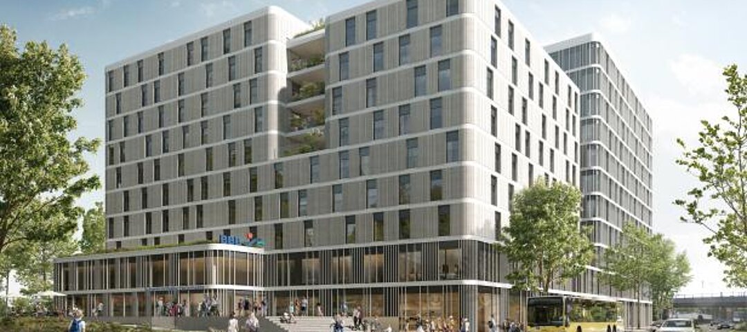 Visualisierung des Berlinovo-Projektes „Holzmarkt 51“