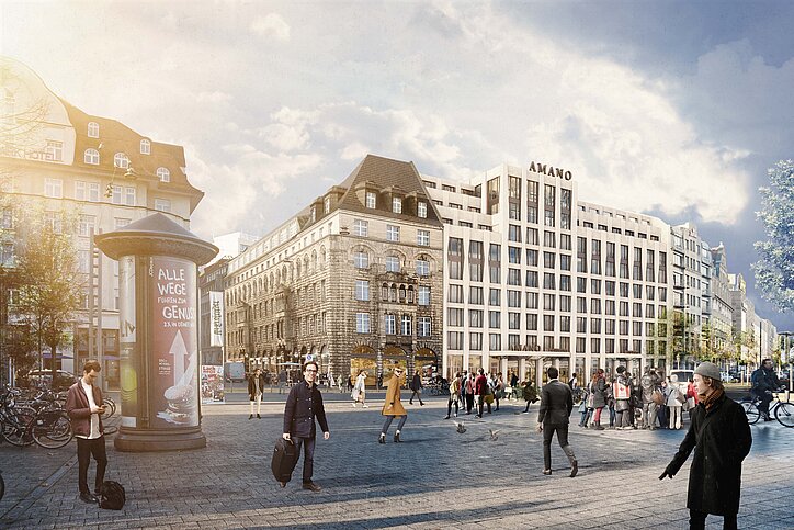 Beste Leipziger Innenstadtlage: Das Amano Home und später das Amano Hotel befinden sich in der Nikolaistraße. © RichardWagner