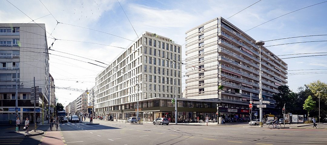 Bis 2023 entsteht ein Stay Kooook in Genf. © Frei & Stefani Architectes