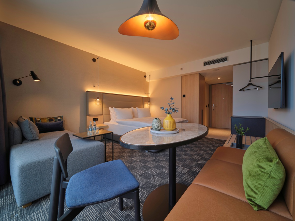 Blick in ein Studio im neuen Adina Apartment Hotel Stuttgart © Adina Hotels