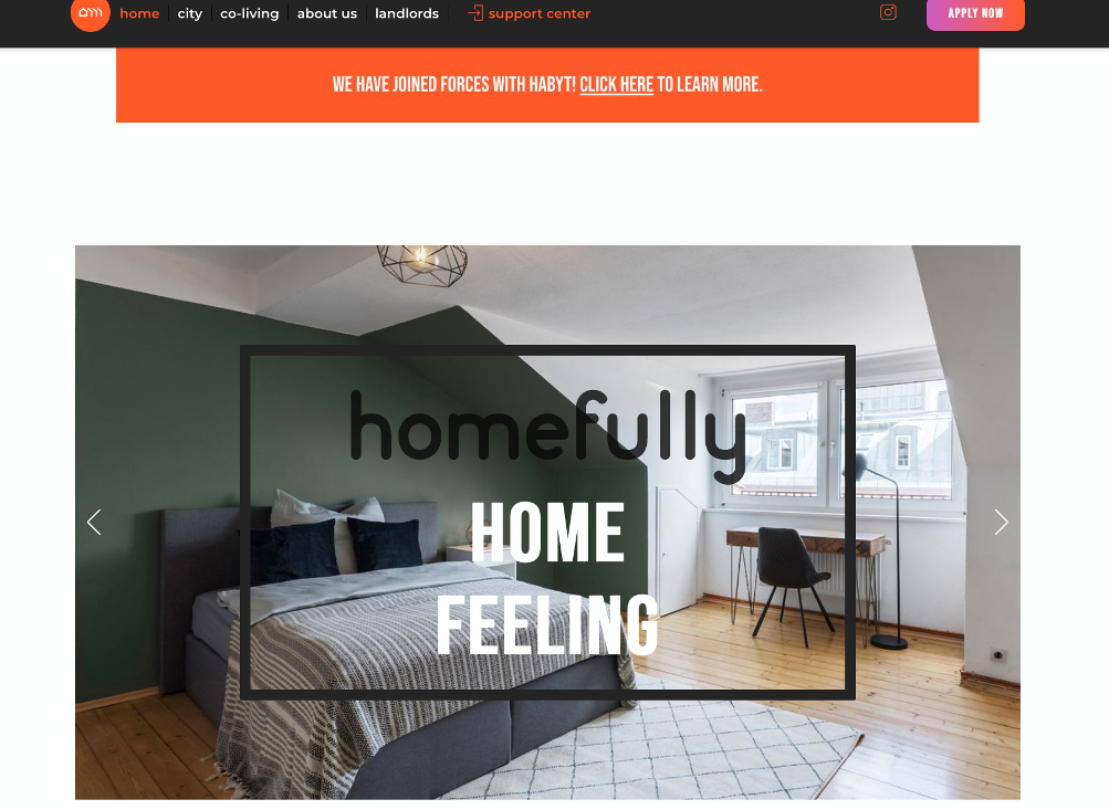 Screenshot Homefully-Website