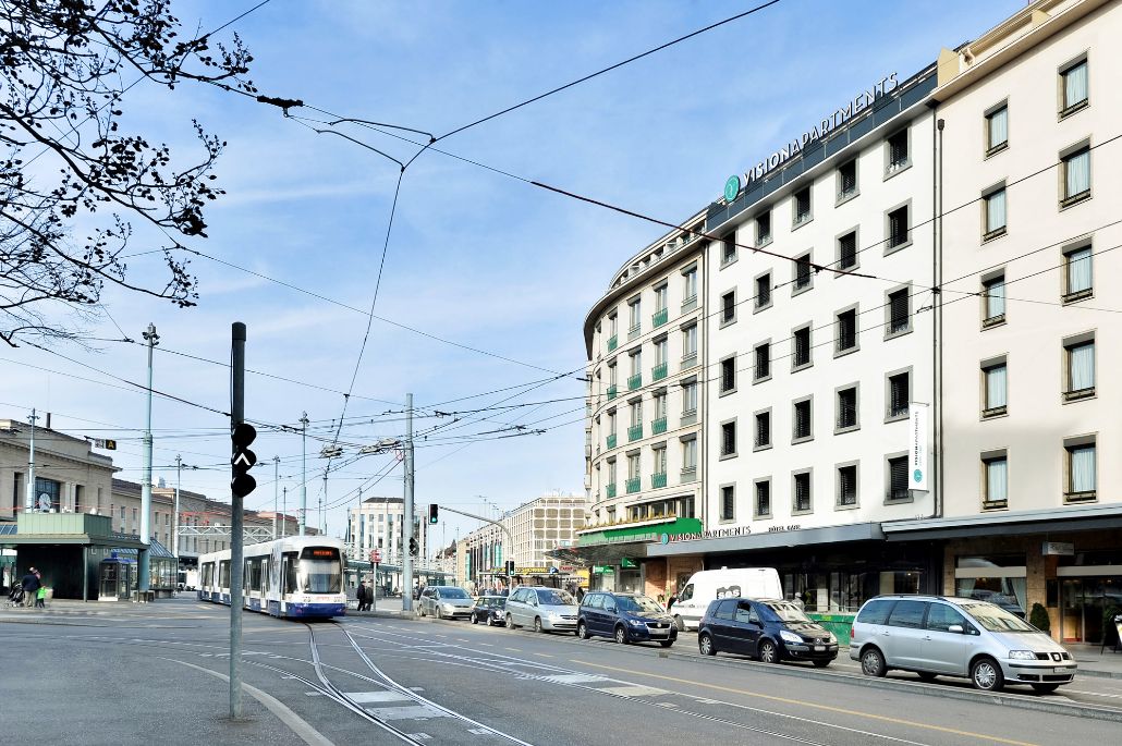 Visionapartments neu in Genf: zwei Hotels werden zu neuen Serviced-Apartment-Betrieben umgewandelt © Visionapartments